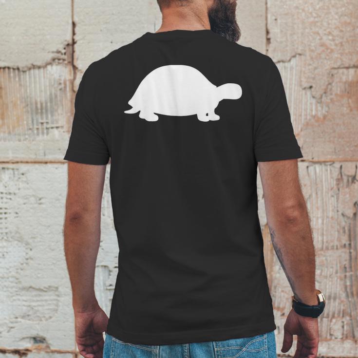 Turtle Logo Mens Back Print T-shirt Funny Gifts