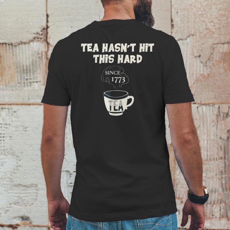 Twisted Tea Hasnt Hit This Hard Since 1773 Funny Mens Back Print T-shirt Funny Gifts