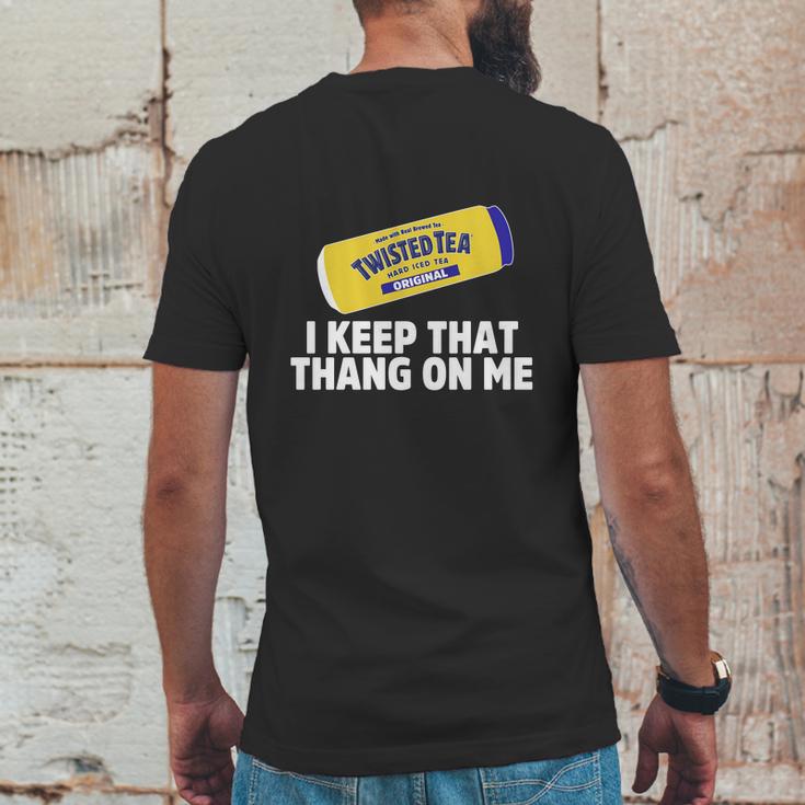 Twisted Tea I Keep That Thang On Me Mens Back Print T-shirt Funny Gifts