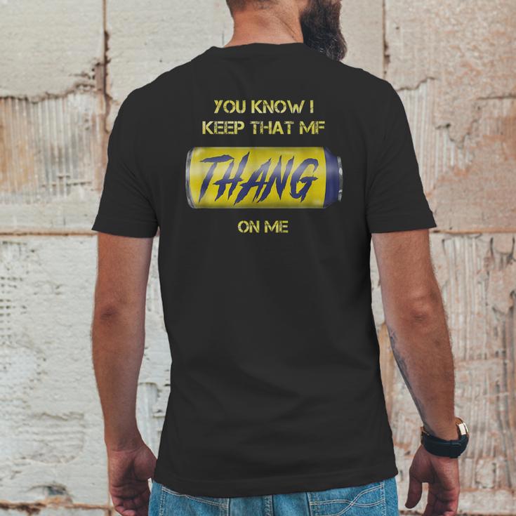 Twisted Tea You Know I Keep That Thang On Me Mens Back Print T-shirt Funny Gifts