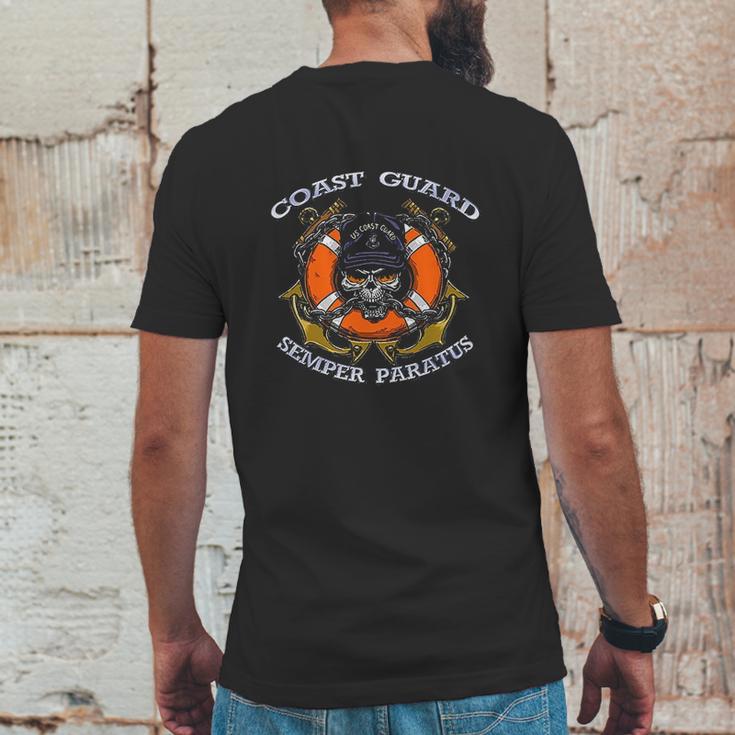 Us Coast Guard Original Uscg Semper Paratus Gift Mens Back Print T-shirt Funny Gifts