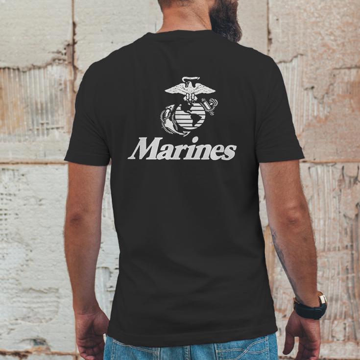 Us Marines Usmc Marine Corps Mens Back Print T-shirt Funny Gifts