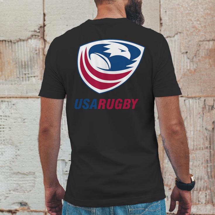 Usa Rugby Mens Back Print T-shirt Funny Gifts