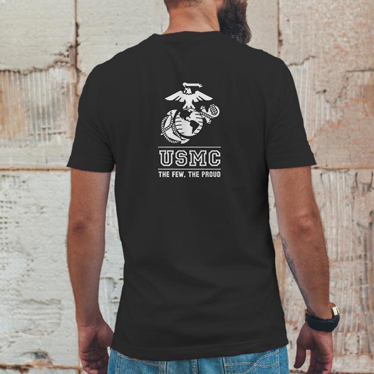 Usmc The Few The Proud Mens Back Print T-shirt Funny Gifts