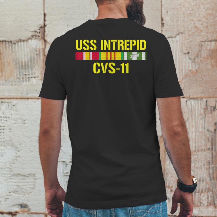 Uss Intrepid Cvs-11 Vietnam Veteran Memorial Day Mens Back Print T-shirt Funny Gifts