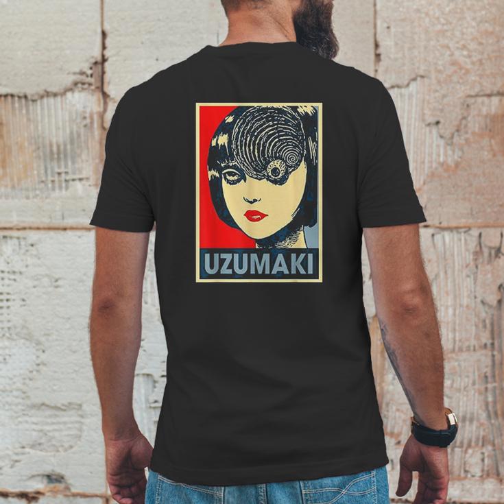 Uzumaki Junji Ito Japanese Horror Vintage Mens Back Print T-shirt Funny Gifts