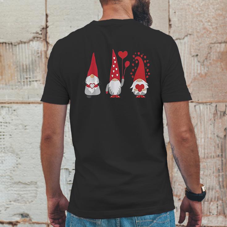 Valentines Gnomes Mens Back Print T-shirt Funny Gifts