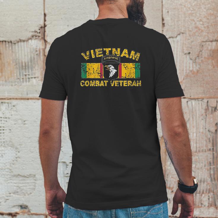 Vietnam Combat Veteran Mens Back Print T-shirt Funny Gifts