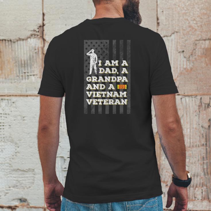 Vietnam Veteran For Grandpa Mens Back Print T-shirt Funny Gifts