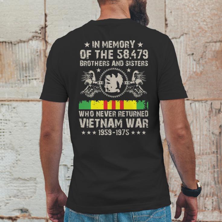 Vietnam Veteran In Memory The War Vietnam Mens Back Print T-shirt Funny Gifts