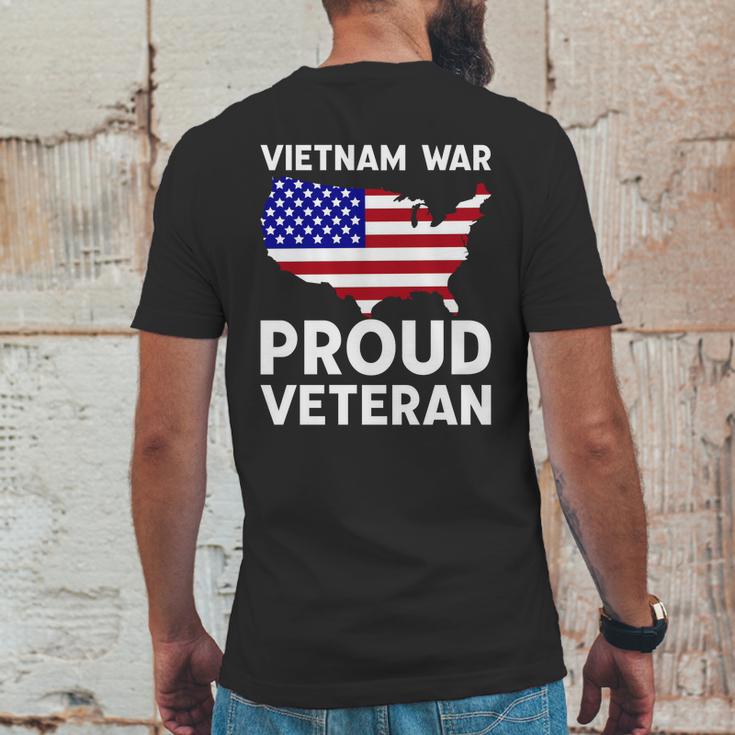 Vietnam War Proud Veteran Graphic Design Printed Casual Daily Basic Mens Back Print T-shirt Funny Gifts