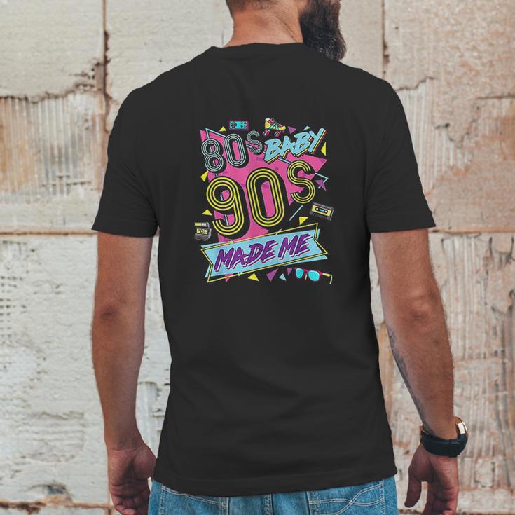 Vintage 1980S 80S Baby 1990S 90S Made Me Retro Nostalgia Mens Back Print T-shirt Funny Gifts