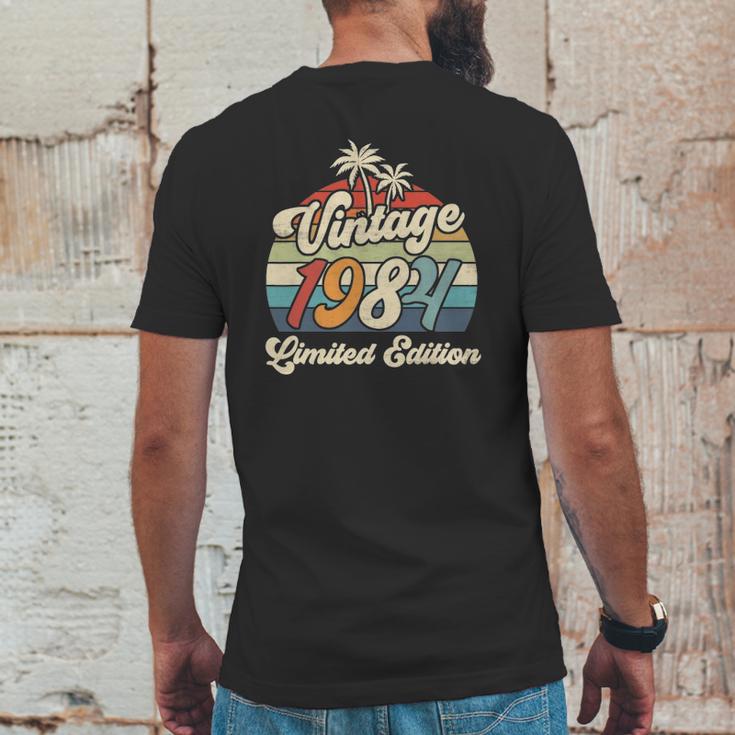 Vintage 1984 38Th Birthday Limited Edition 38 Years Old Mens Back Print T-shirt Funny Gifts