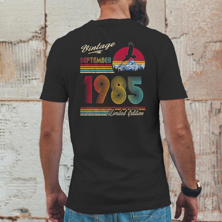 Vintage 1985 36Th Birthday Gift 36 Years Old September 1985 Mens Back Print T-shirt Funny Gifts