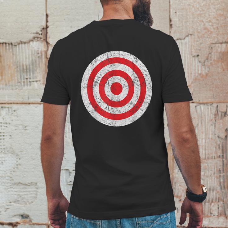 Vintage Bullseye Target Bulls Eye Funny Joke Mens Back Print T-shirt Funny Gifts