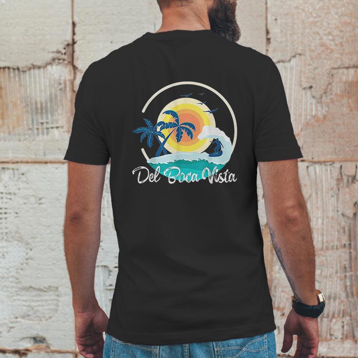 Vintage Del Boca Vista Mens Back Print T-shirt Funny Gifts