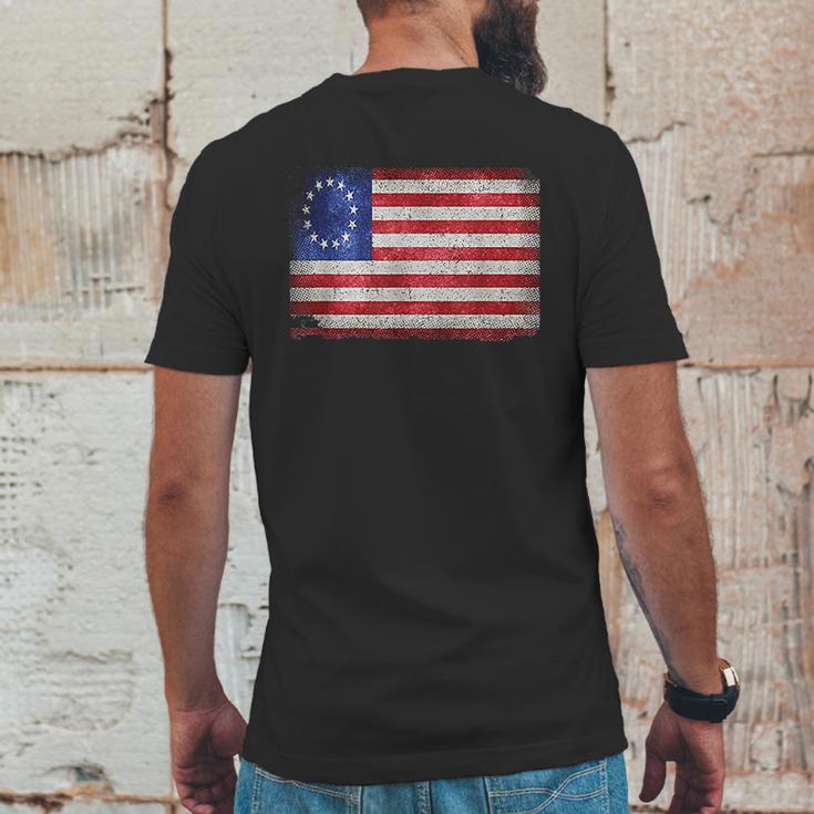 Vintage Flag American Victory 1776 Mens Back Print T-shirt Funny Gifts