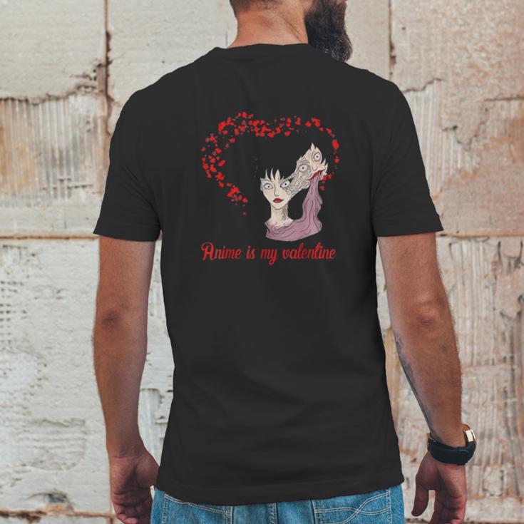 Vintage Junji Ito Gifts Anime Is My Valentine Tomie Manga Mens Back Print T-shirt Funny Gifts