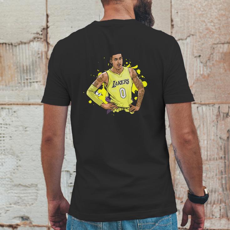 Vintage Graphic Kyle Kuzma Lakers Team Artwork Mens Back Print T-shirt Funny Gifts