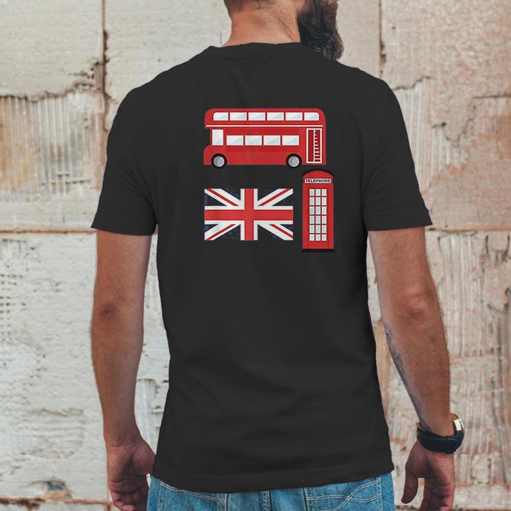 Vintage London I Love Travel Wanderlust Mens Back Print T-shirt Funny Gifts