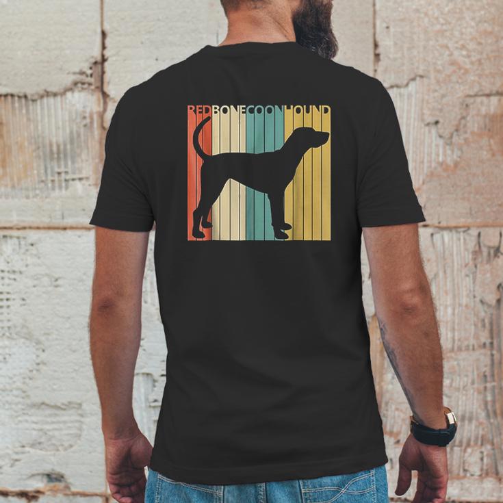 Vintage Redbone Coonhound Dog Mens Back Print T-shirt Funny Gifts