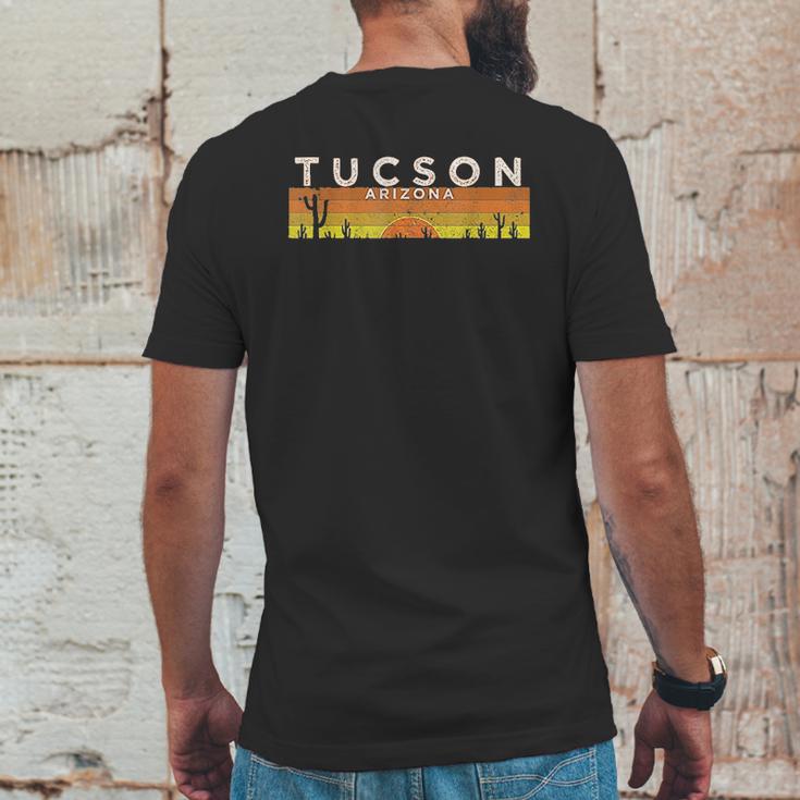 Vintage Tucson Arizona Desert Retro Mens Back Print T-shirt Funny Gifts