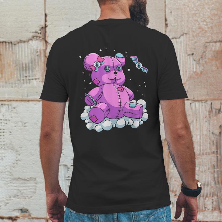 Voodoo Doll Pastel Goth Teddy Bear Witchcraft Halloween Mens Back Print T-shirt Funny Gifts