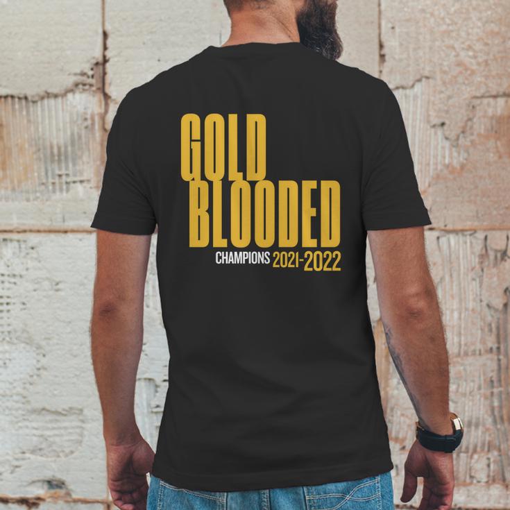 Warriors Finals 2022 Basketball Gold Blooded Warriors Graphic Design Printed Casual Daily Basic V3 Mens Back Print T-shirt Funny Gifts