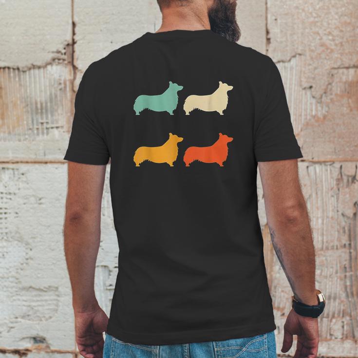 Welsh Corgi Gift Dog Lover Retro Welsh Corgi Vintage Dog Mens Back Print T-shirt Funny Gifts