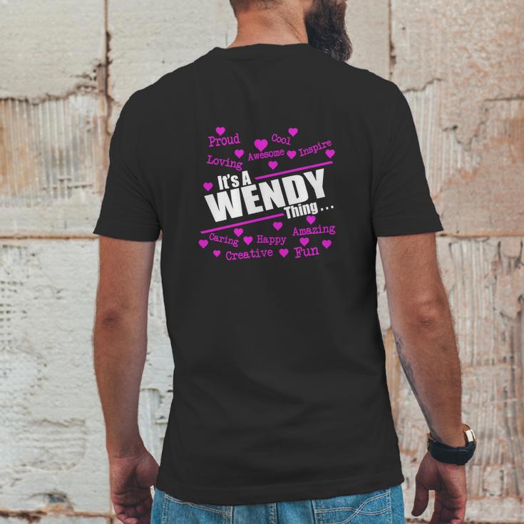 Wendy Mens Back Print T-shirt Funny Gifts