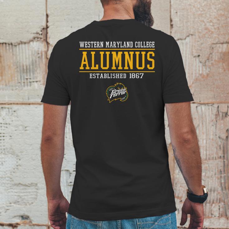 Western Maryland Alumnus Mens Back Print T-shirt Funny Gifts