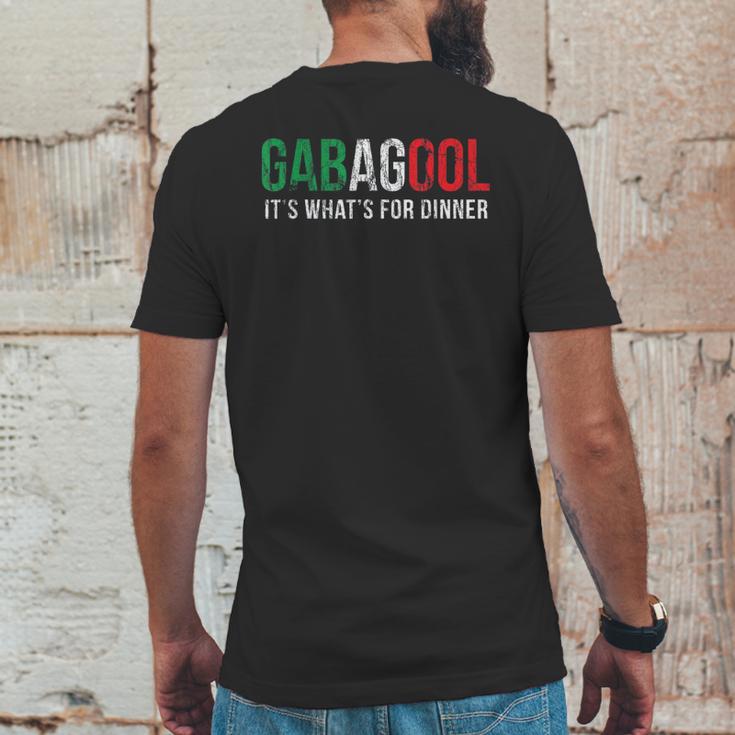 I Will Have The Gabagool For Dinner Vintage Mens Back Print T-shirt Funny Gifts