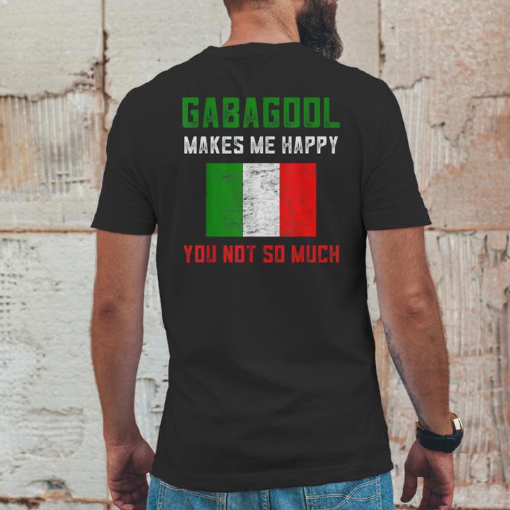 I Will Have The Gabagool Makes Me Happy Mens Back Print T-shirt Funny Gifts