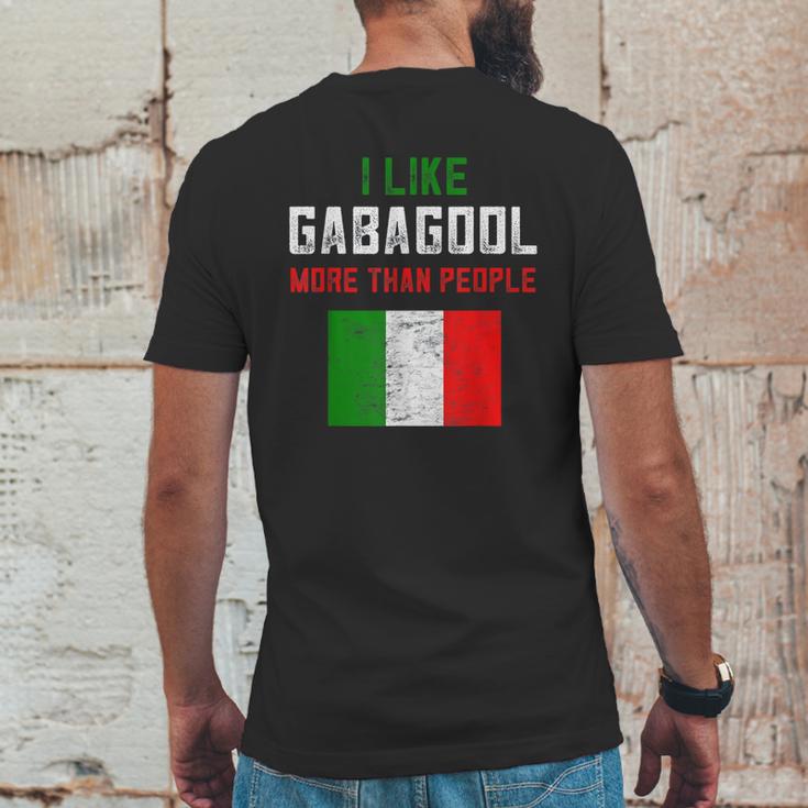 I Will Have The Gabagool Like Gabagool More Than People Mens Back Print T-shirt Funny Gifts