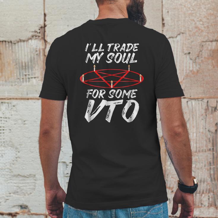 I Will Trade My Soul For Some Vto Halloween Mens Back Print T-shirt Funny Gifts