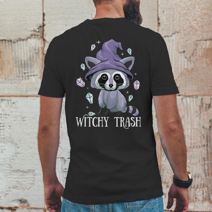 Witchy Trash Raccoon Halloween Witchcraft Witch Pastel Goth Mens Back Print T-shirt Funny Gifts