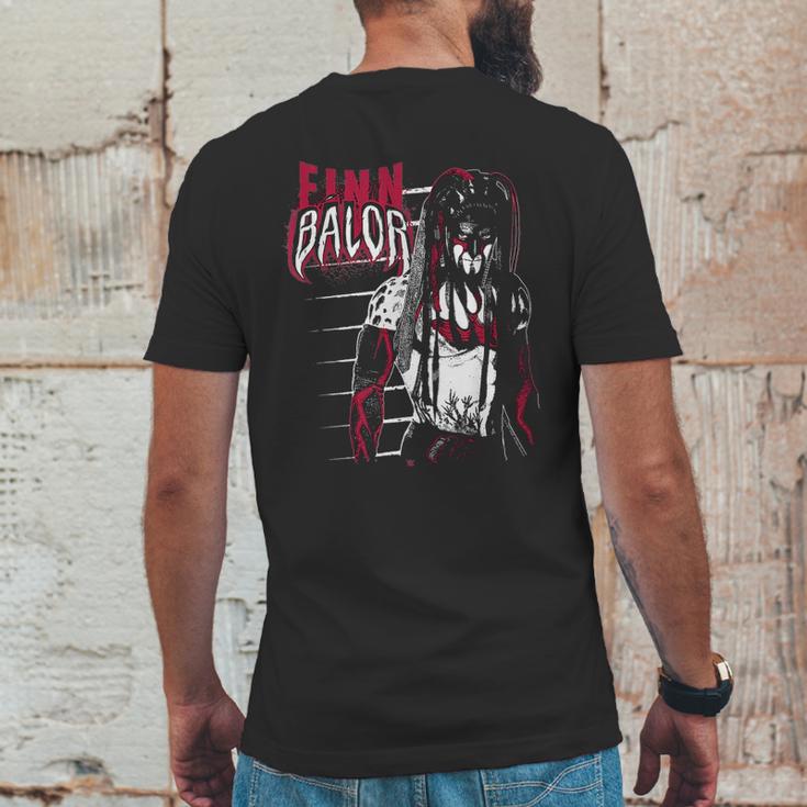 Wrestling Wwe Finn Balor Black And Red Mens Back Print T-shirt Funny Gifts