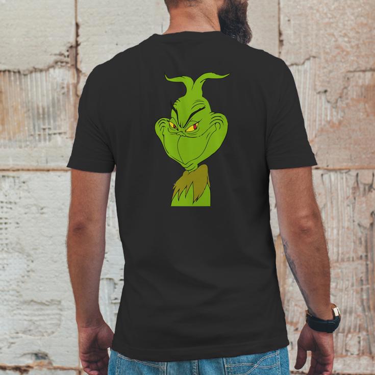 Wry Smile Grinch Mens Back Print T-shirt Funny Gifts