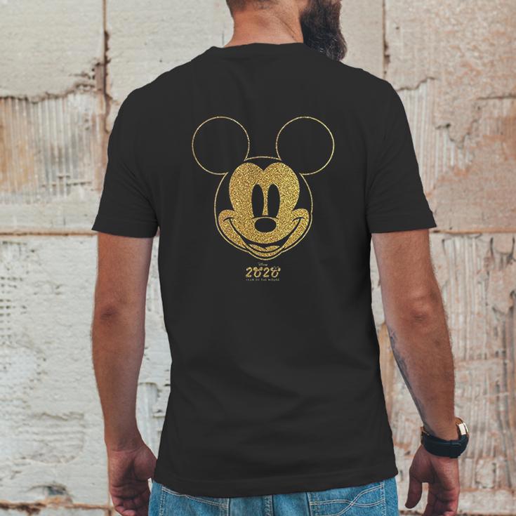 Year Of The Mouse Golden Mickey Mens Back Print T-shirt Funny Gifts