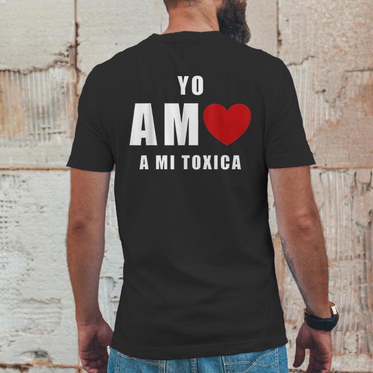 Yo Amo A Mi San Valentin Mens Back Print T-shirt Funny Gifts