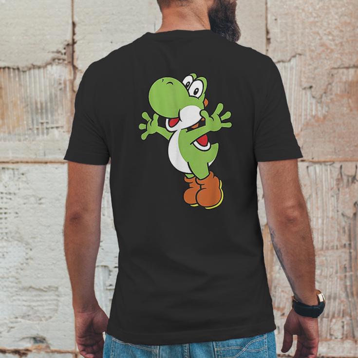 Yoshi Classic Jump Portrait Mens Back Print T-shirt Funny Gifts