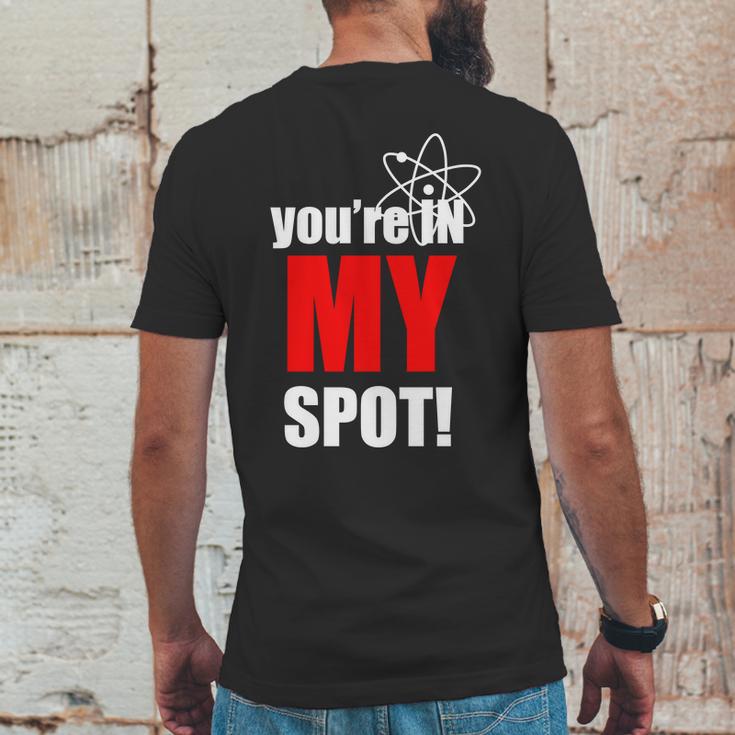 Youre In My Spot Mens Back Print T-shirt Funny Gifts