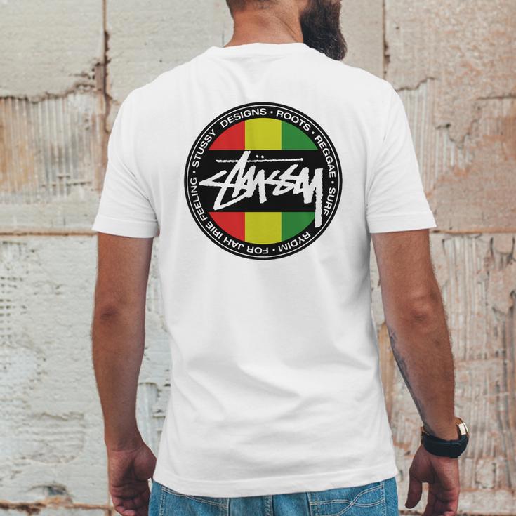 14 Reggae Stussy Funny T-Shirt Mens Back Print T-shirt Funny Gifts