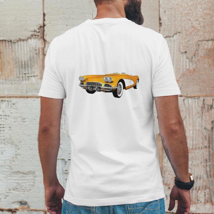 1961 Corvette C1 T-Shirt 2 Mens Back Print T-shirt Funny Gifts