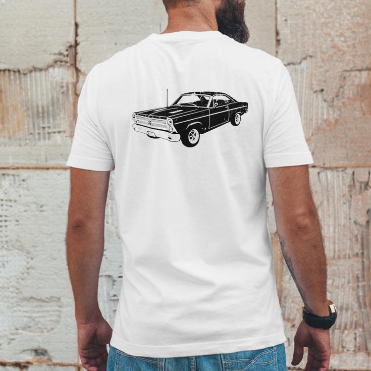 1966 Ford Fairlane Gt Mens Back Print T-shirt Funny Gifts