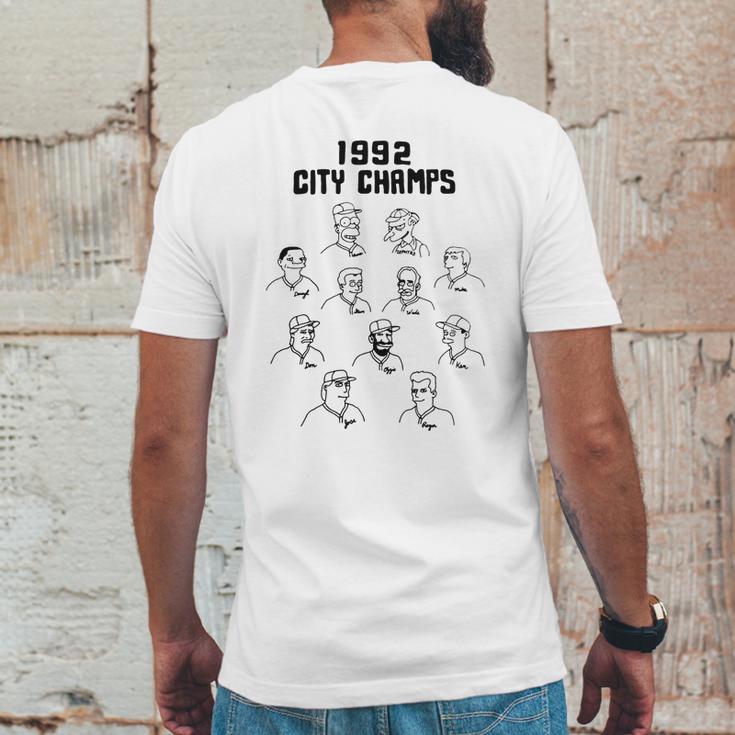 1992 City Champs Shirt Mens Back Print T-shirt Funny Gifts