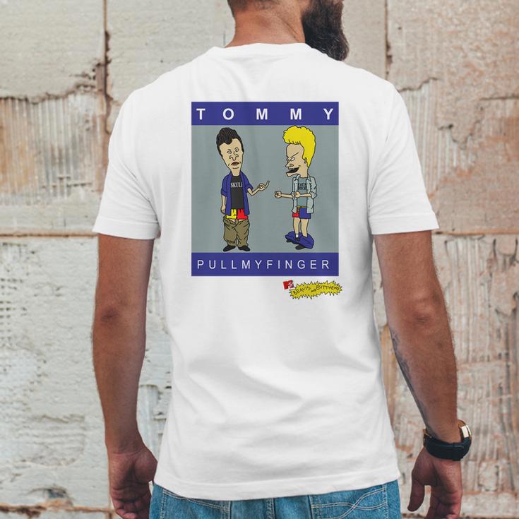 1995 Beavis And Butthead Tommy Pull My Finger ShirtShirt Tee Mens Back Print T-shirt Funny Gifts