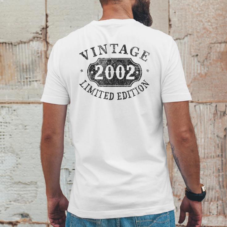 20 Years Old 20Th Birthday Male Female Him Her Limited 2002 Ver2 Mens Back Print T-shirt Funny Gifts