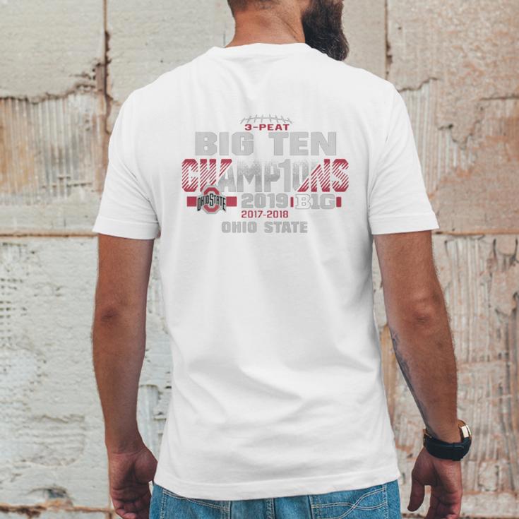 2019 Big Ten Football Champions Ohio State Buckeyes Sweater Mens Back Print T-shirt Funny Gifts