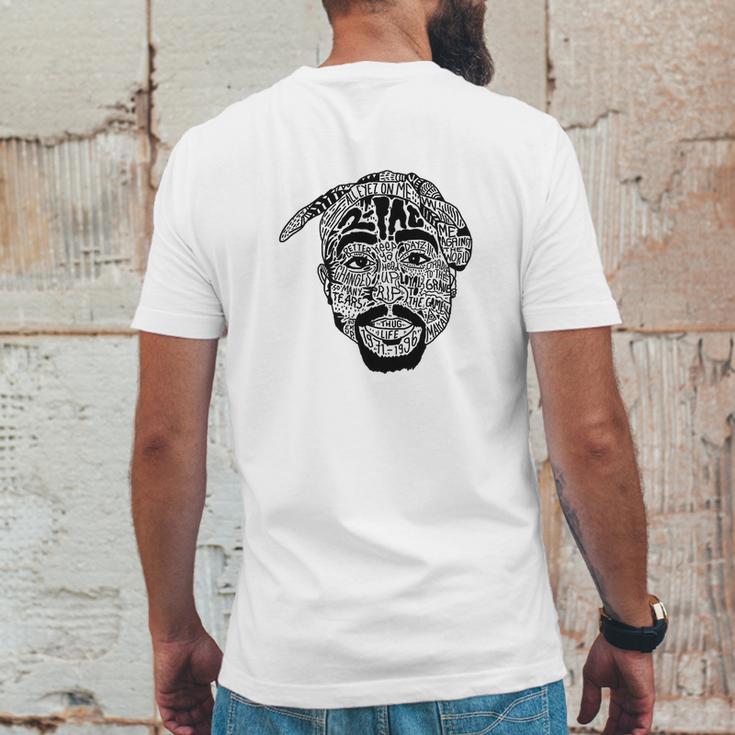 2Pac Thug Life 2 Pac All Eyez On Me Mens Back Print T-shirt Funny Gifts